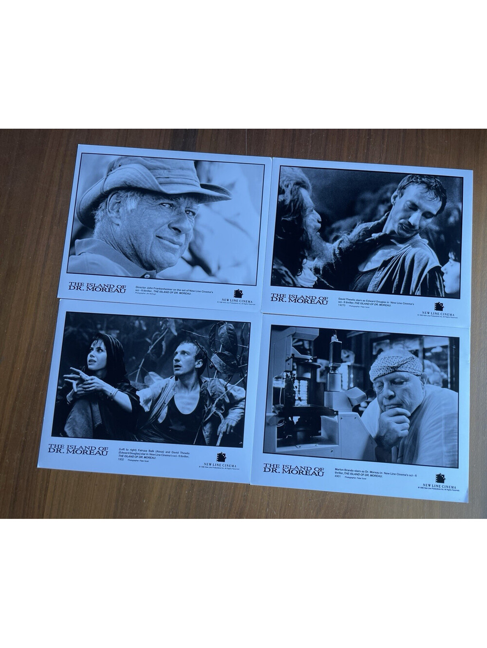 The Island Of Dr. Moreau Movie Photo Lot Of 4 Photos 8 x 10